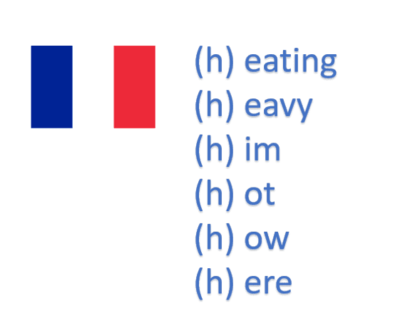 フランス語なまりの英語は H の音が抜けて違った意味に エキスプロラター ダジュール